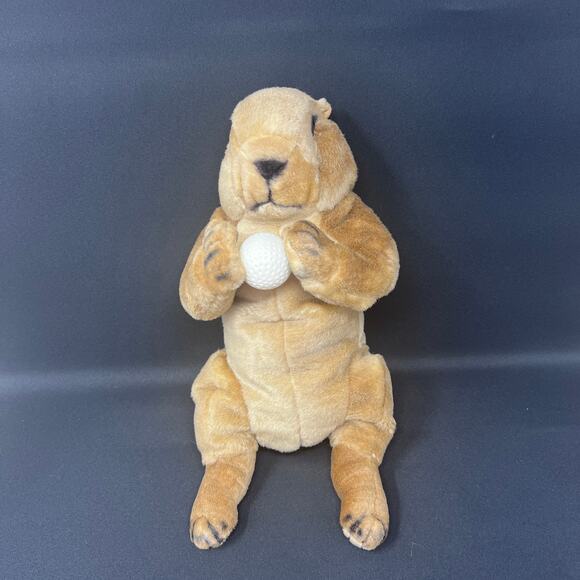 JP Lann Gopher Plush Golf Head Cover Caddyshack Stuffed Animal Novelty VTG - Picture 1 of 6